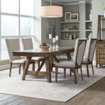 Carolina Park 5 Piece Trestle Table Set