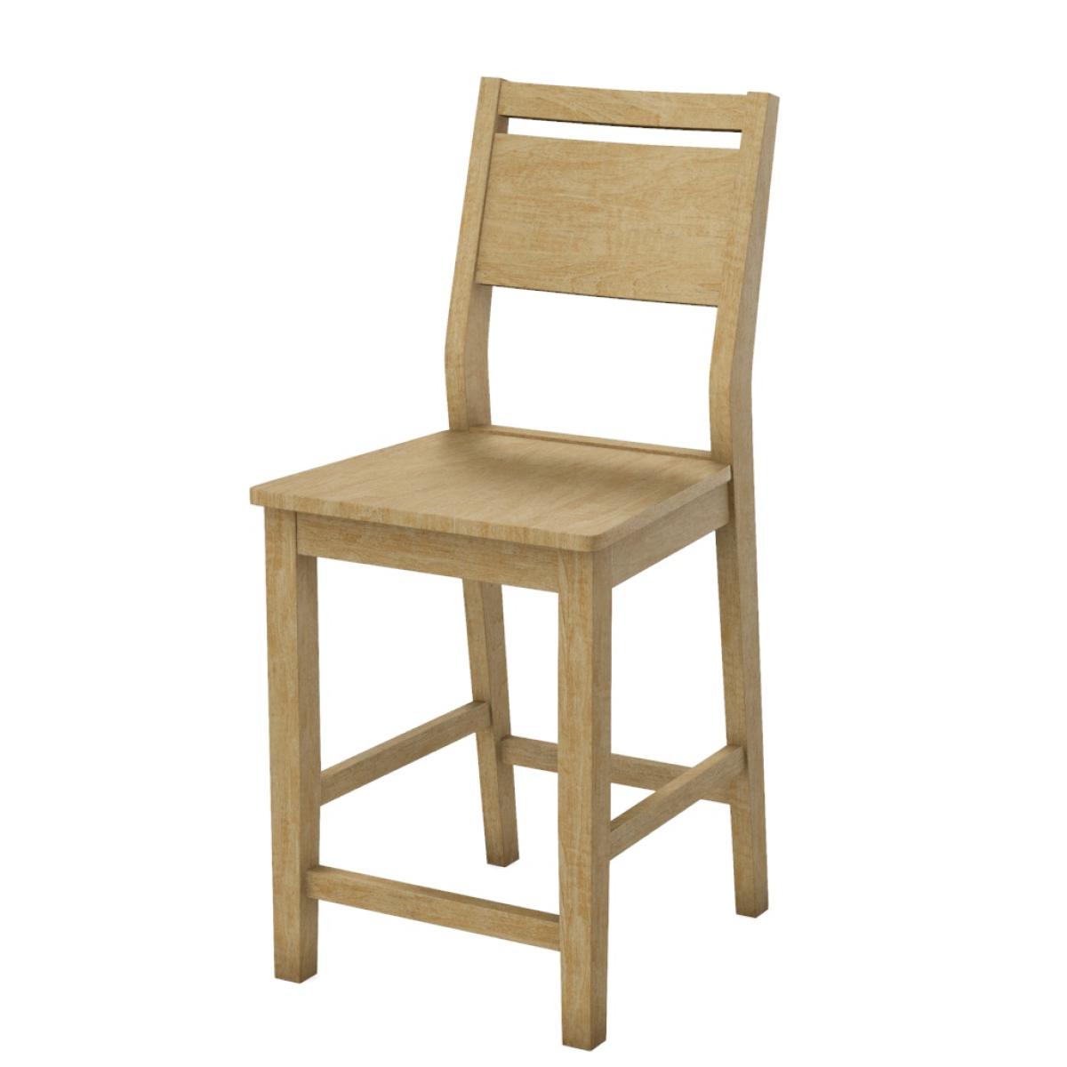 24" Aspen Panel Back Counter Stool - Image 8
