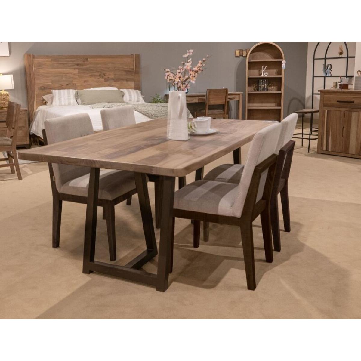 Dining Table Base - Natural Parota - Image 3