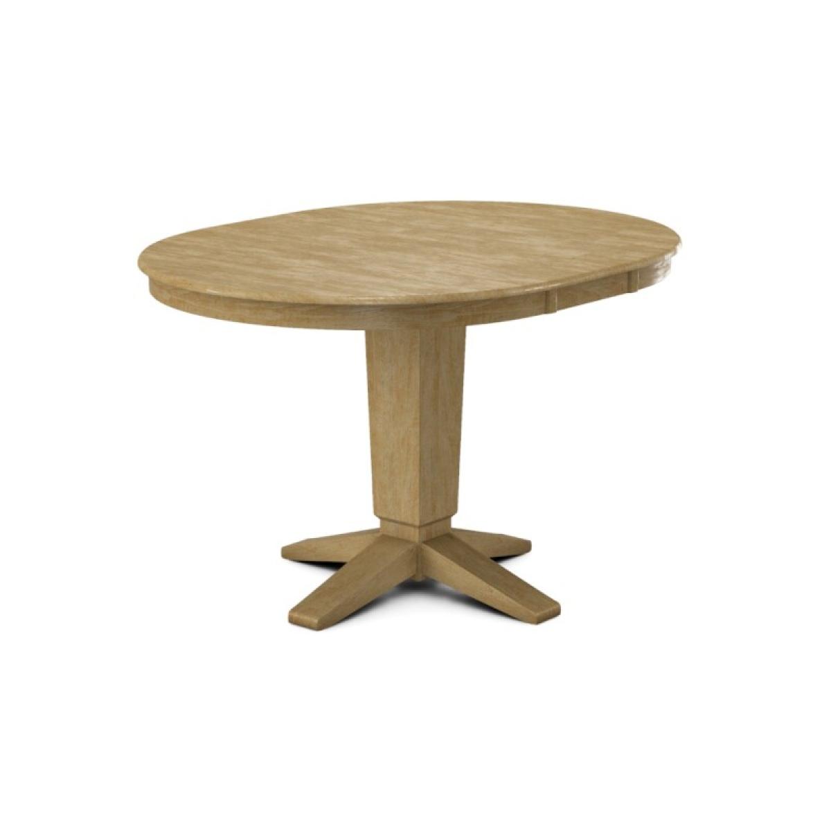 Build Your Own Pedestal Table w/ 42" x 54" Round Extension Tabletop - Image 36