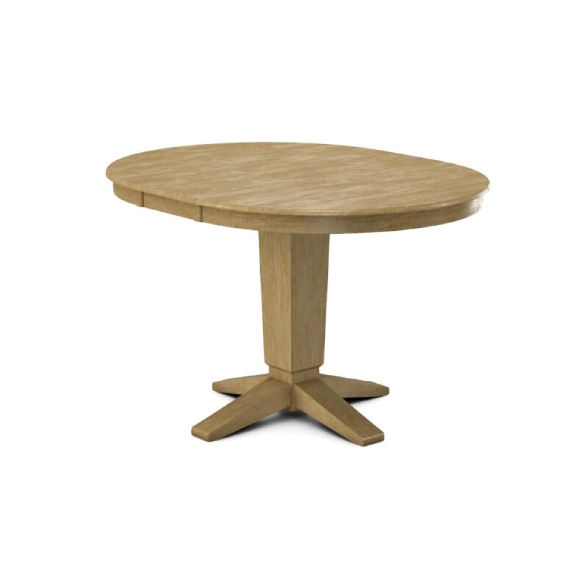 Build Your Own Pedestal Table w/ 42" x 54" Round Extension Tabletop - Image 28