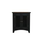 Pueblo 2 Metal Mesh Doors End Table - Image 6