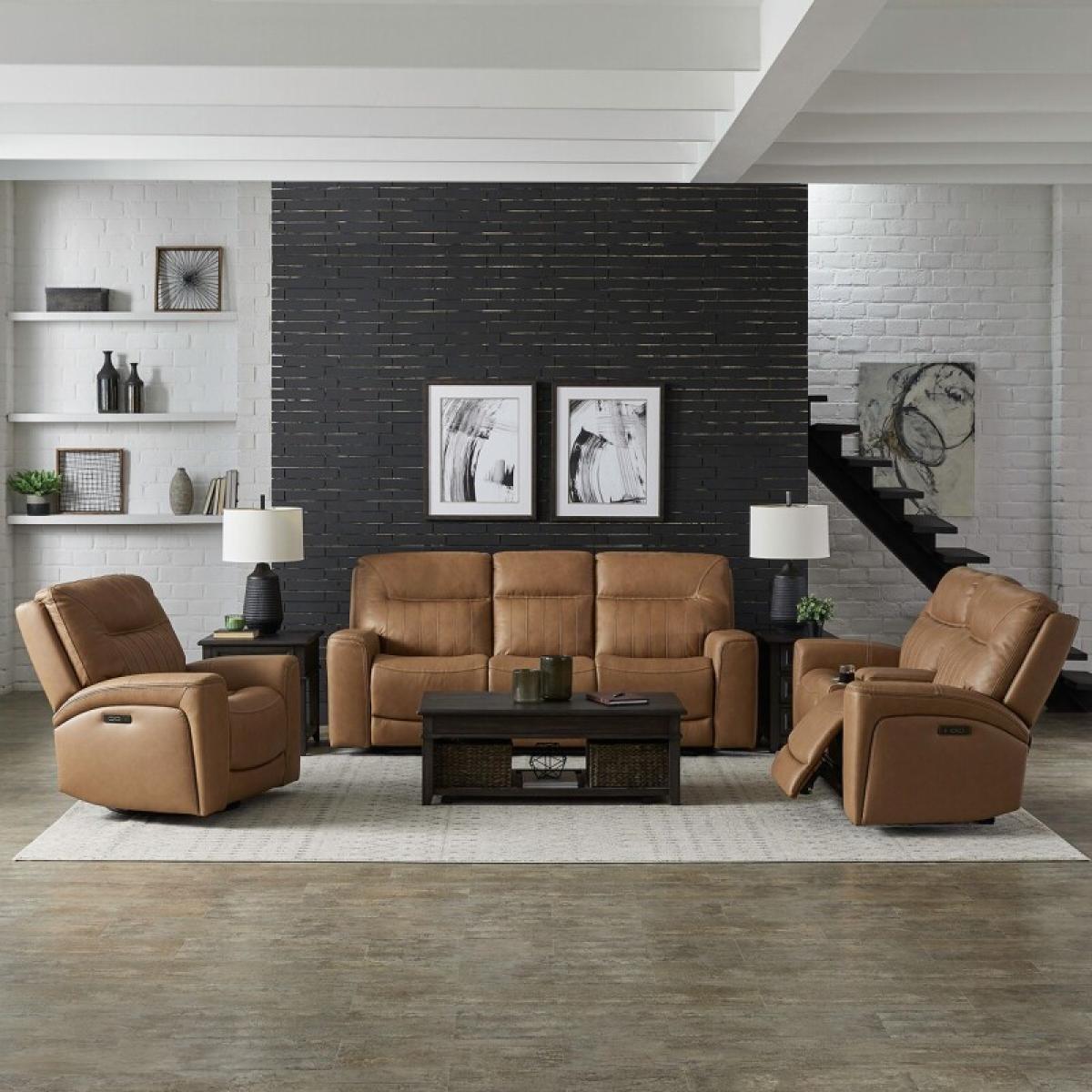 Sofa w/ Loveseat & Recliner - Image 2