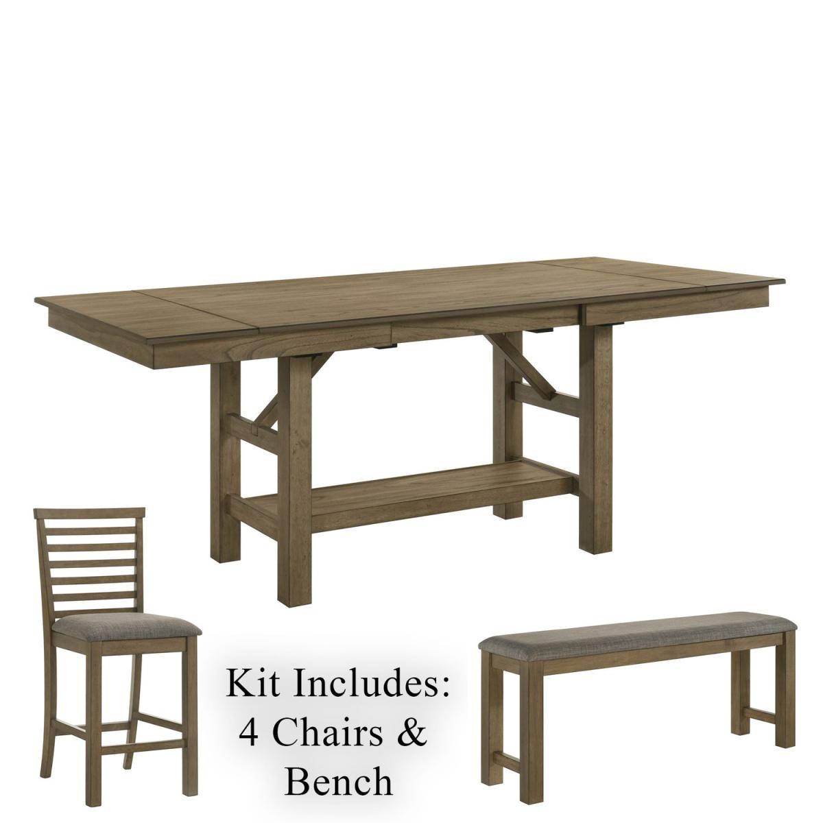 Brook Bay 6 Piece Gathering Table Set - Image 2