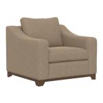 Wooden Frame & Base, Armchair - Natural Parota