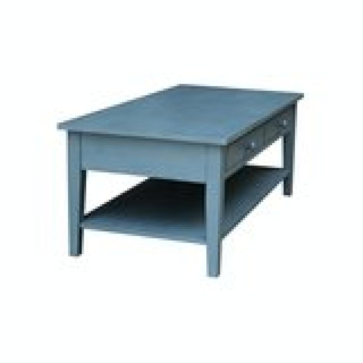 Destinations Collection - Spencer Coffee Table in Ocean Blue - Image 10