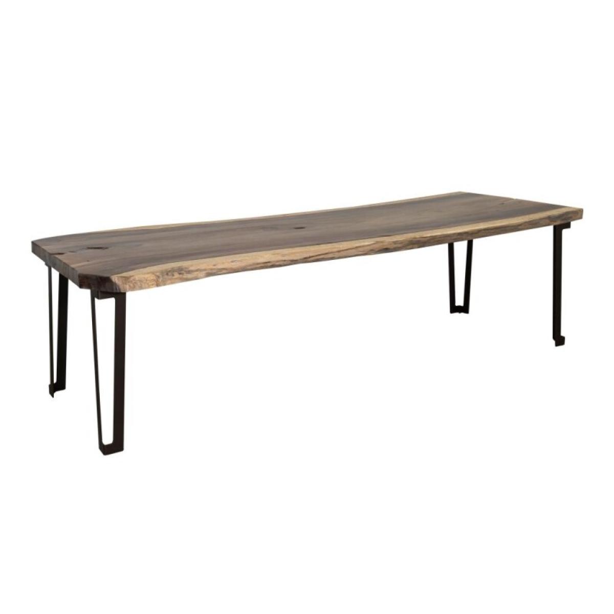 Natural Parota Rectangular Table (Live edge) - Natural Parota - Image 3