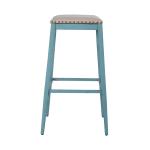 Backless Uph Barstool- Blue - Image 8