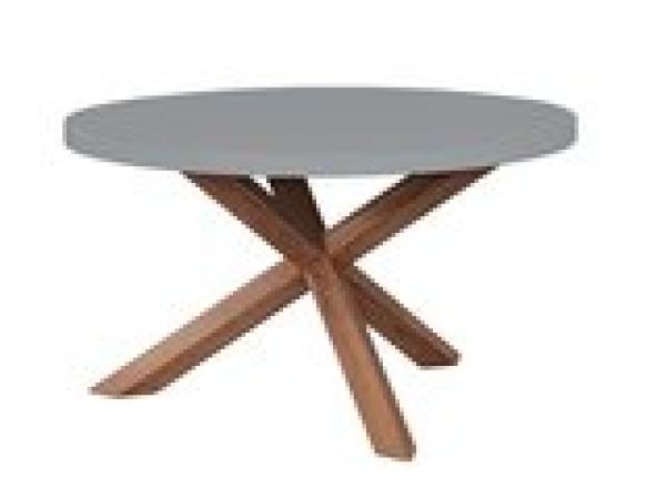 PARKS: Outdoor Living - Shenandoah Round Dining Table in Gray - ODT-351RT-G - Image 4