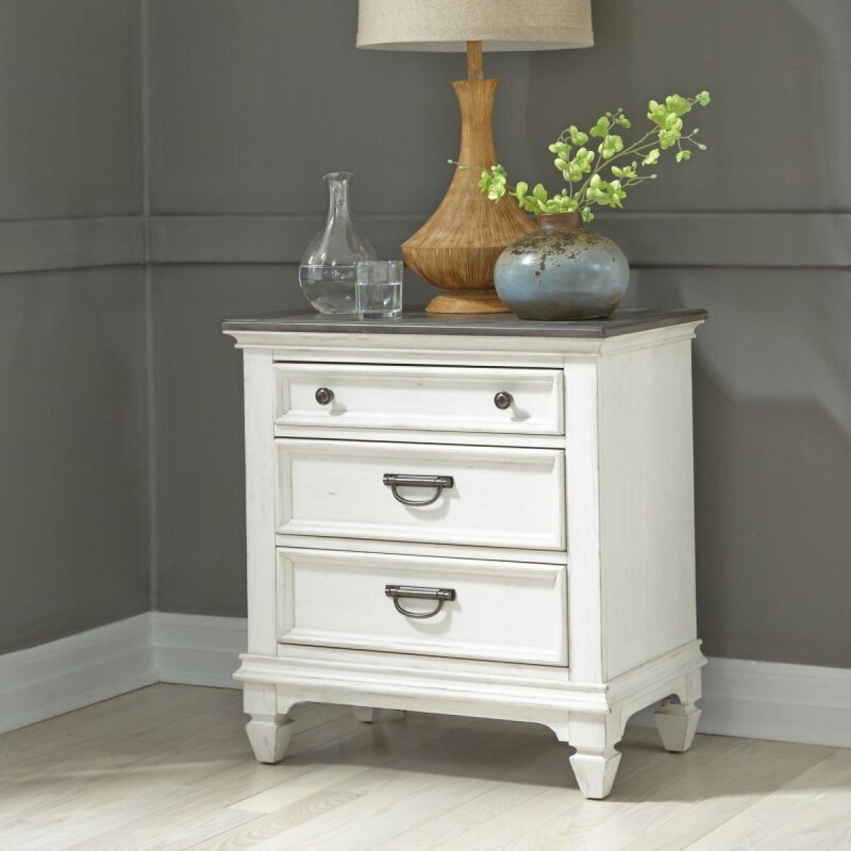 King Panel Bed, Dresser & Mirror, Chest, Night Stand - Image 9