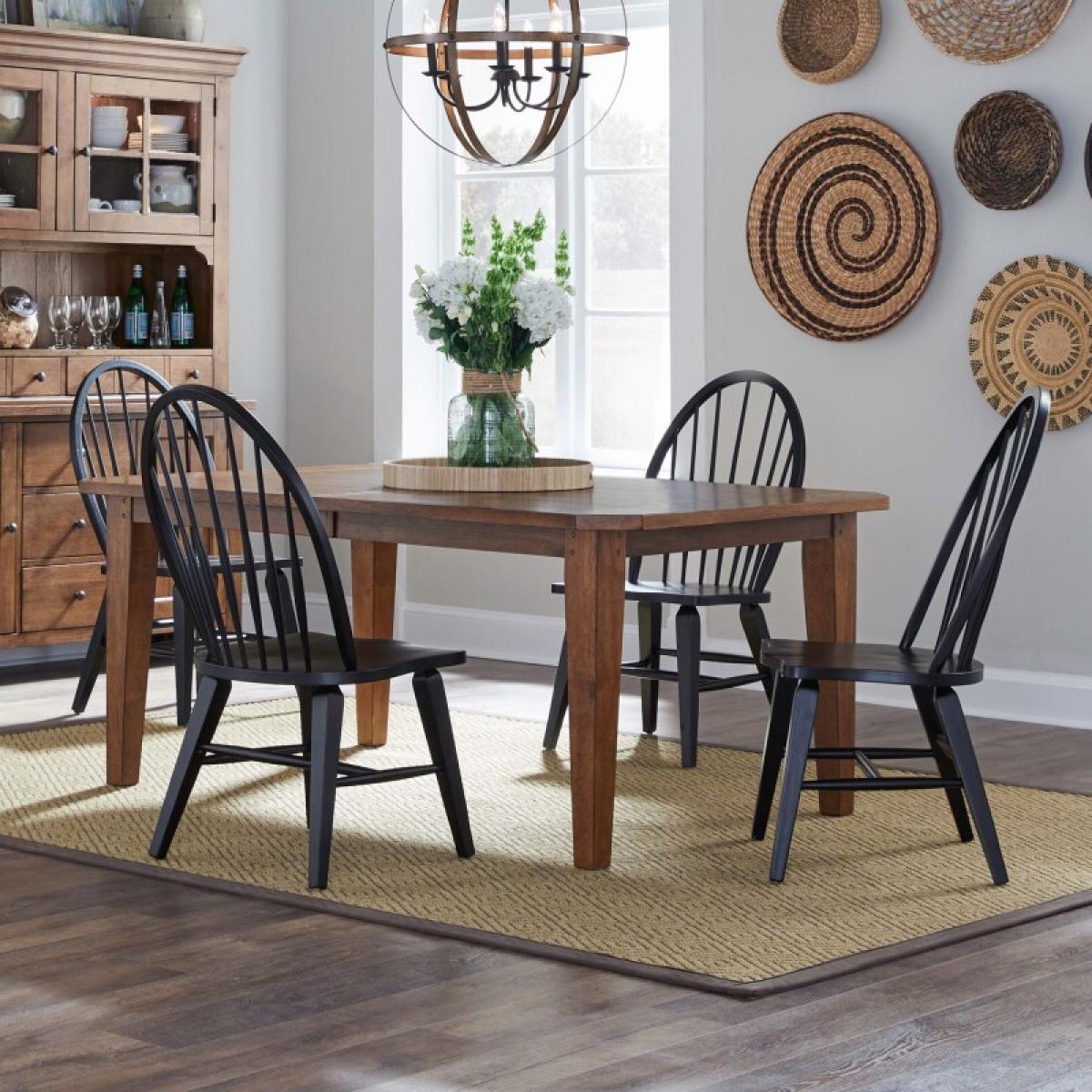 Hearthstone Ridge 5 Piece Rectangular Table Set - Image 2