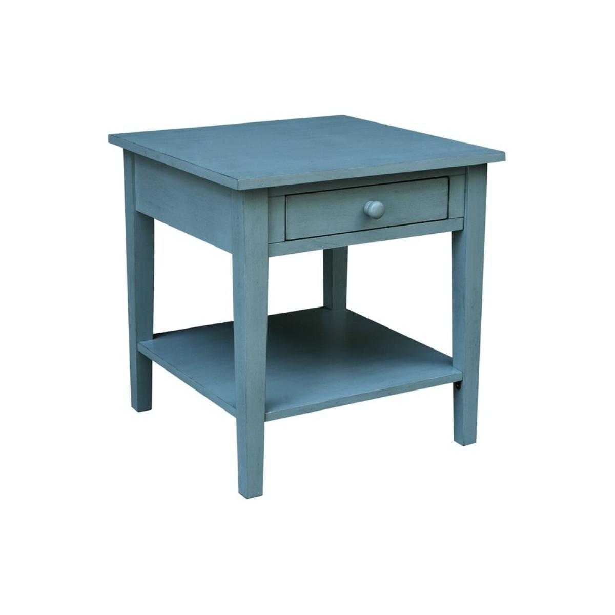 Destinations Collection - Spencer End Table in Ocean Blue - Image 2