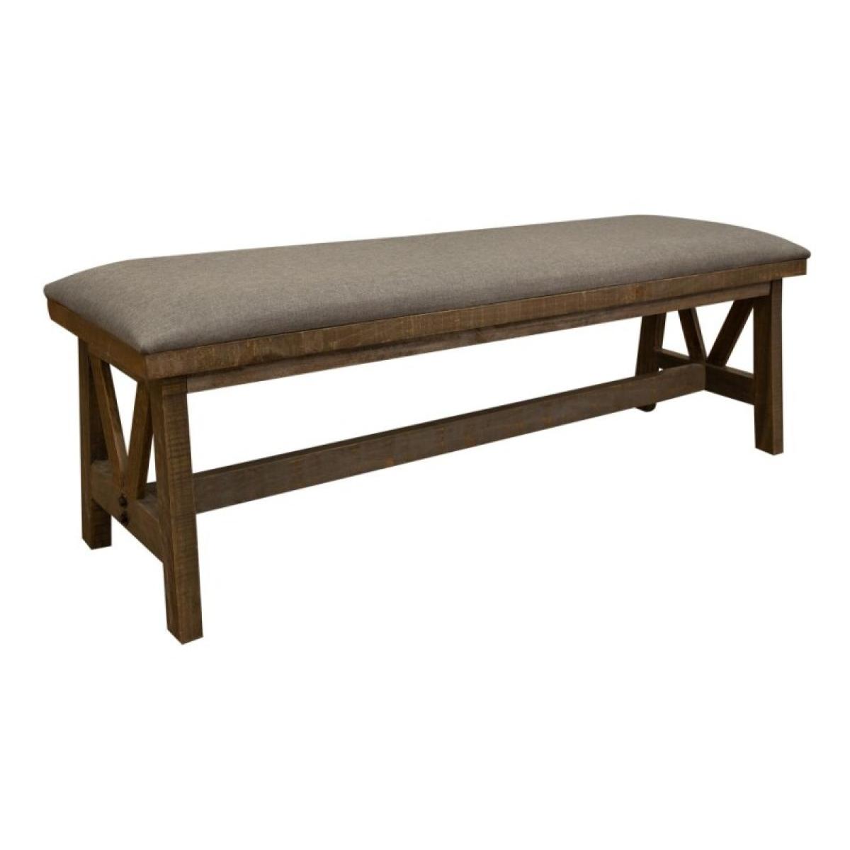 Wooden bench for bedroom - Loft Brown - Image 2