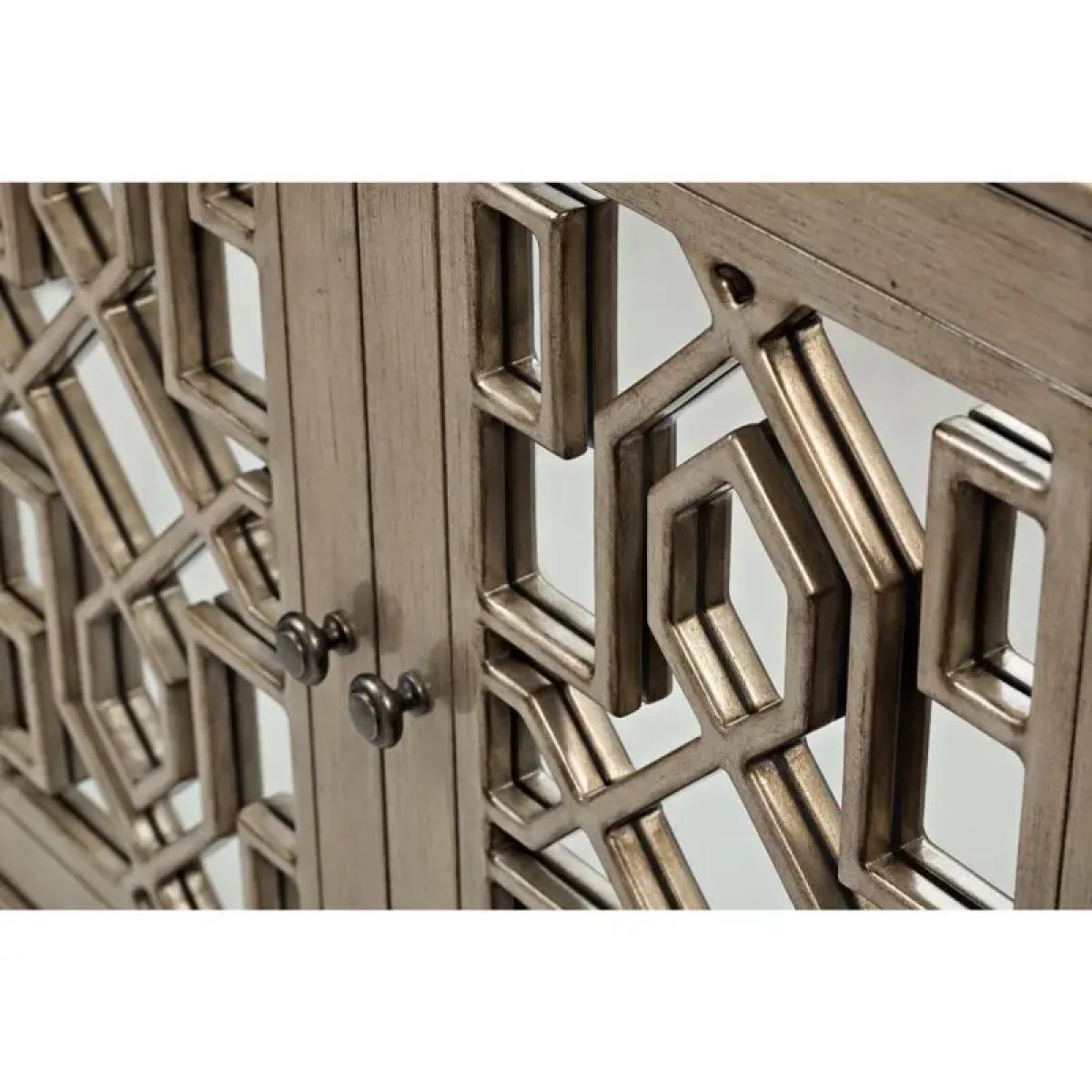 Casa Bella 3 Door Mirrored Cabinet - Image 8