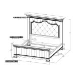 6/6 Headboard - Bella - Image 7