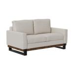 Metal & Wood Base, Loveseat - Blackburn