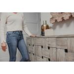 Wooden Weave 4-door Credenza, Soft Close Doors - Image 3