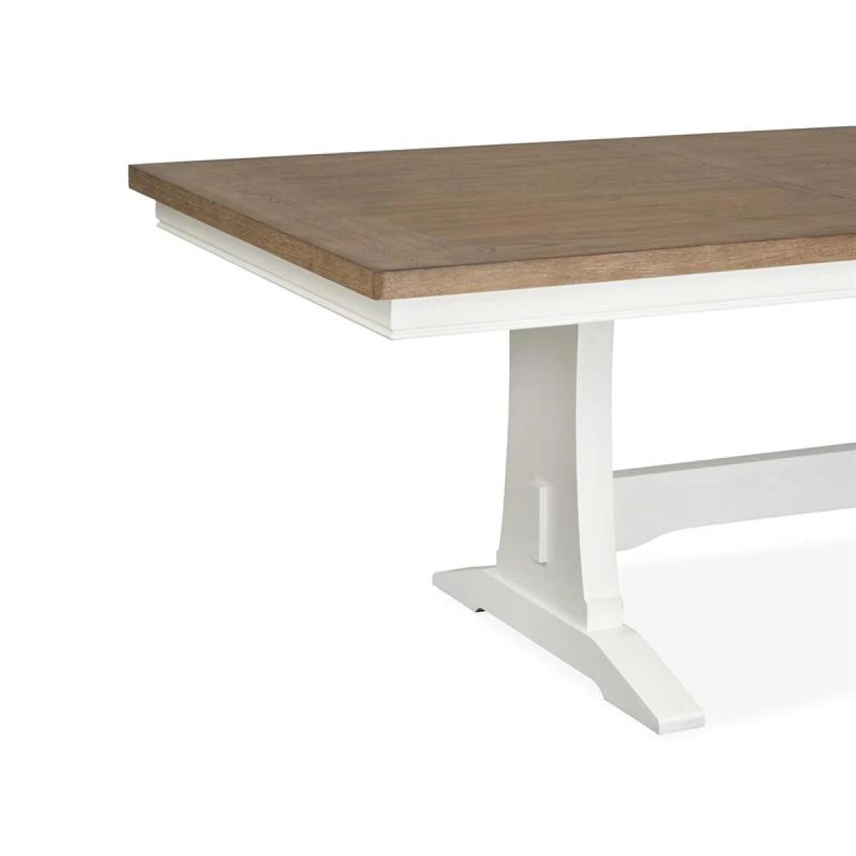 Kingston D6407-21 Trestle Dining Table - Image 4