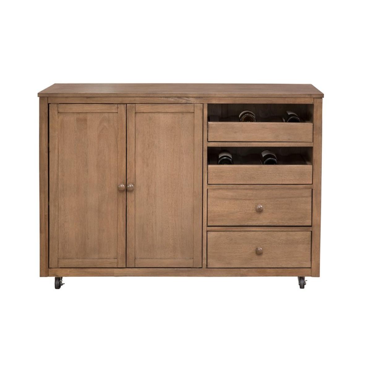 SoMa - Wine and Storage Cabinet in Flax - Image 5