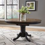 Oval Pedestal Table Base- Black