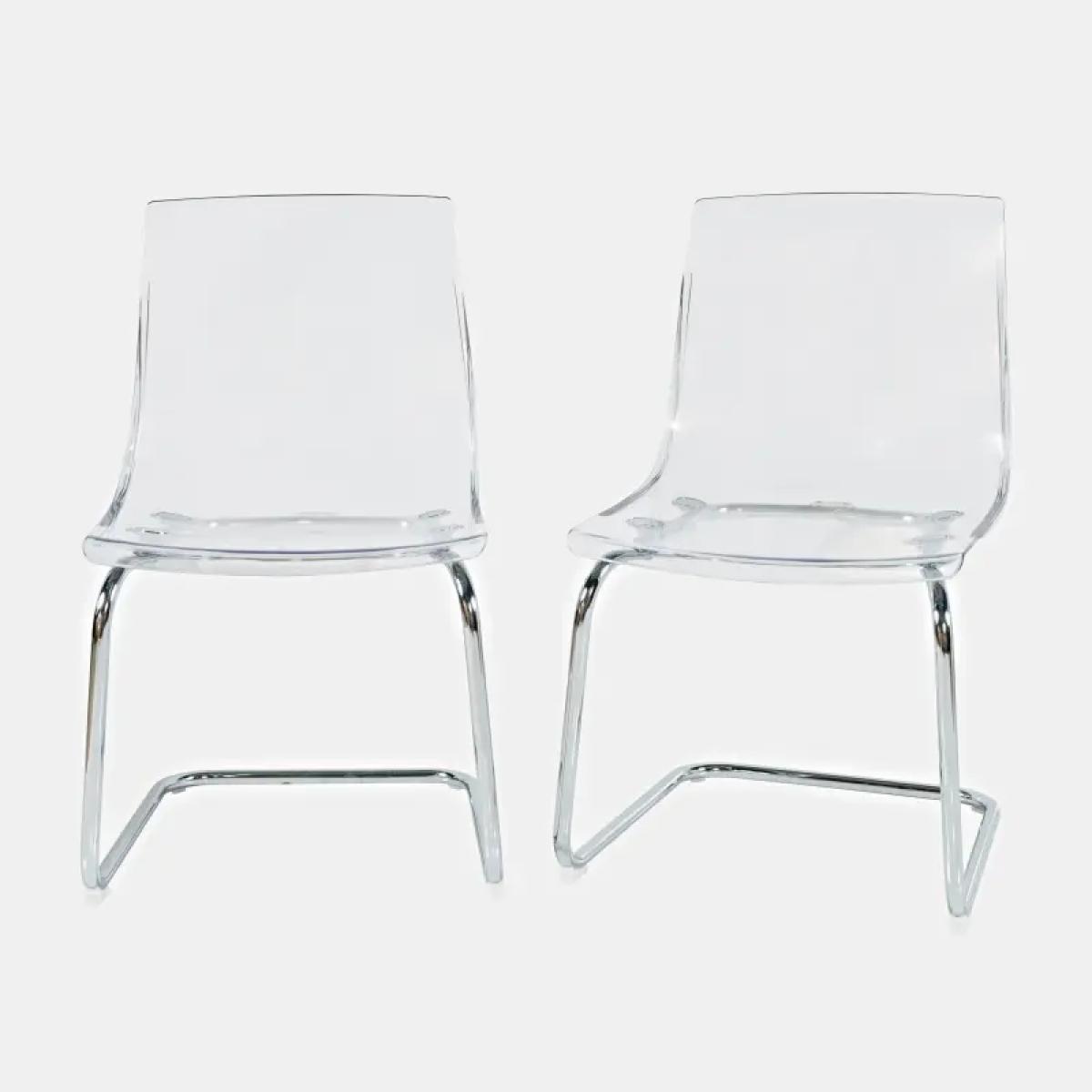 Clarity Transparent Dining Chair - Image 11