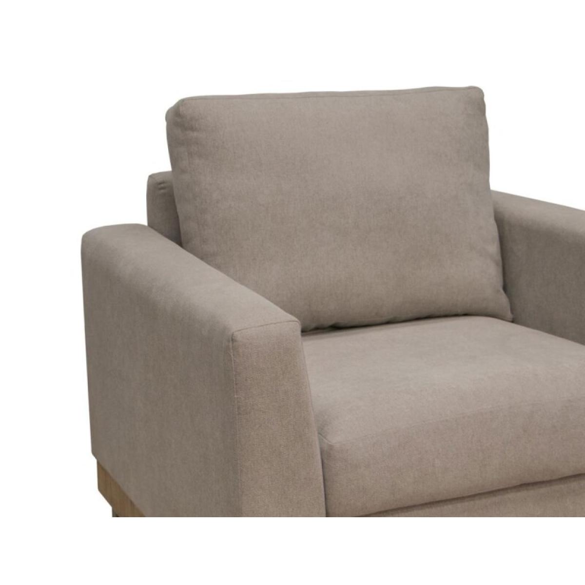 Metal & Wood Base, Armchair - Mita - Image 4