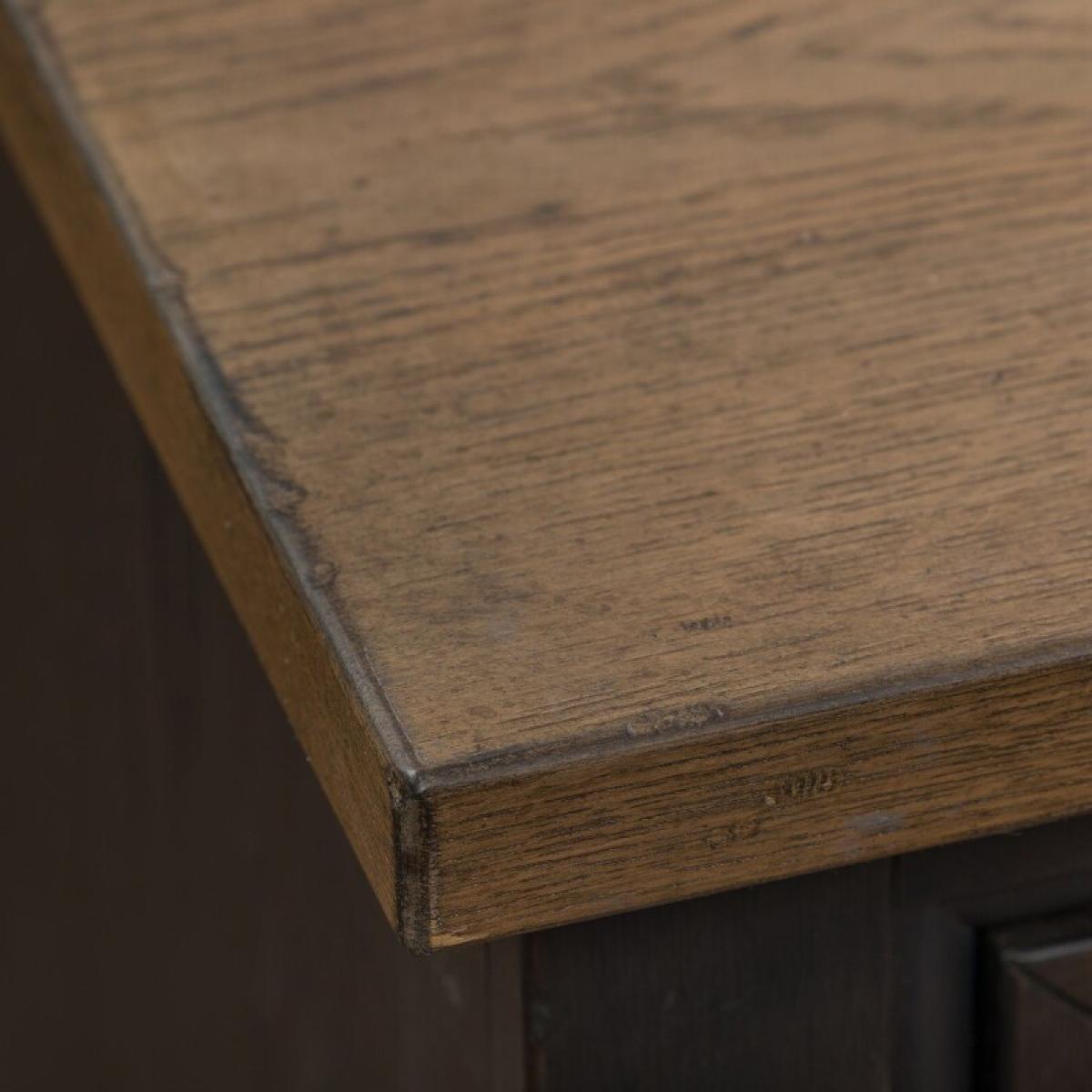 Americana Farmhouse 2 Drawer Night Stand w/ Charging Station - Black - Image 7