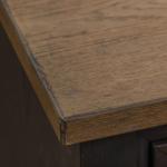 Americana Farmhouse 2 Drawer Night Stand w/ Charging Station - Black - Image 7