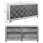 Checkerboard 4 Door Cabinet - Image 9
