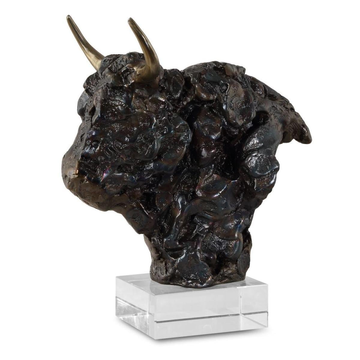 Bison Bust, Sculpture - Image 2
