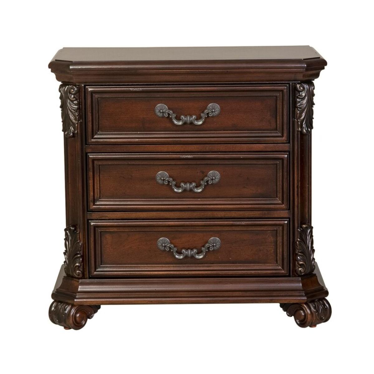 Messina Estates 3 Drawer Night Stand - Image 4