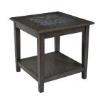 Grey Mosaic End Table - Image 3