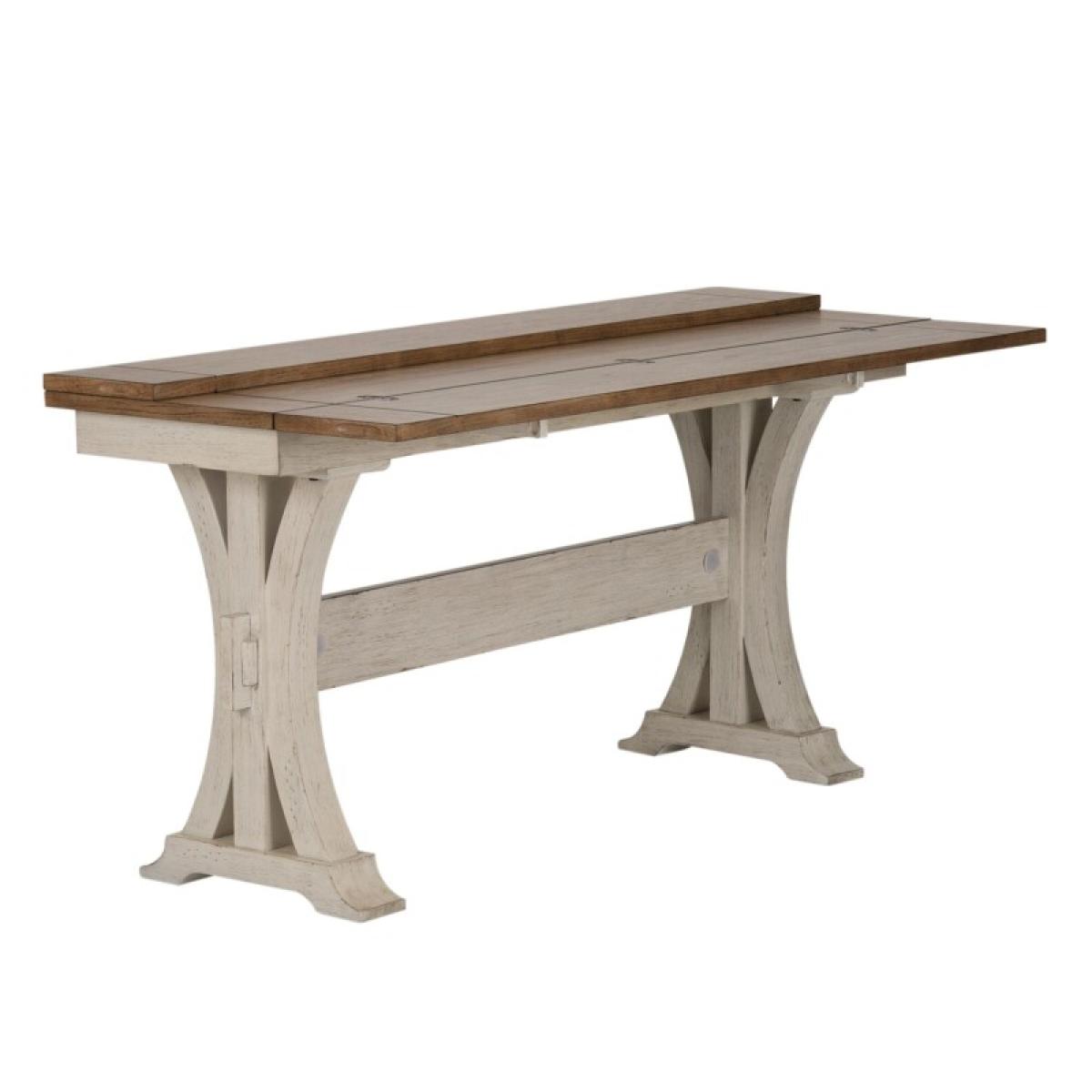 Farmhouse Reimagined Flip Lid Sofa Table - Image 5