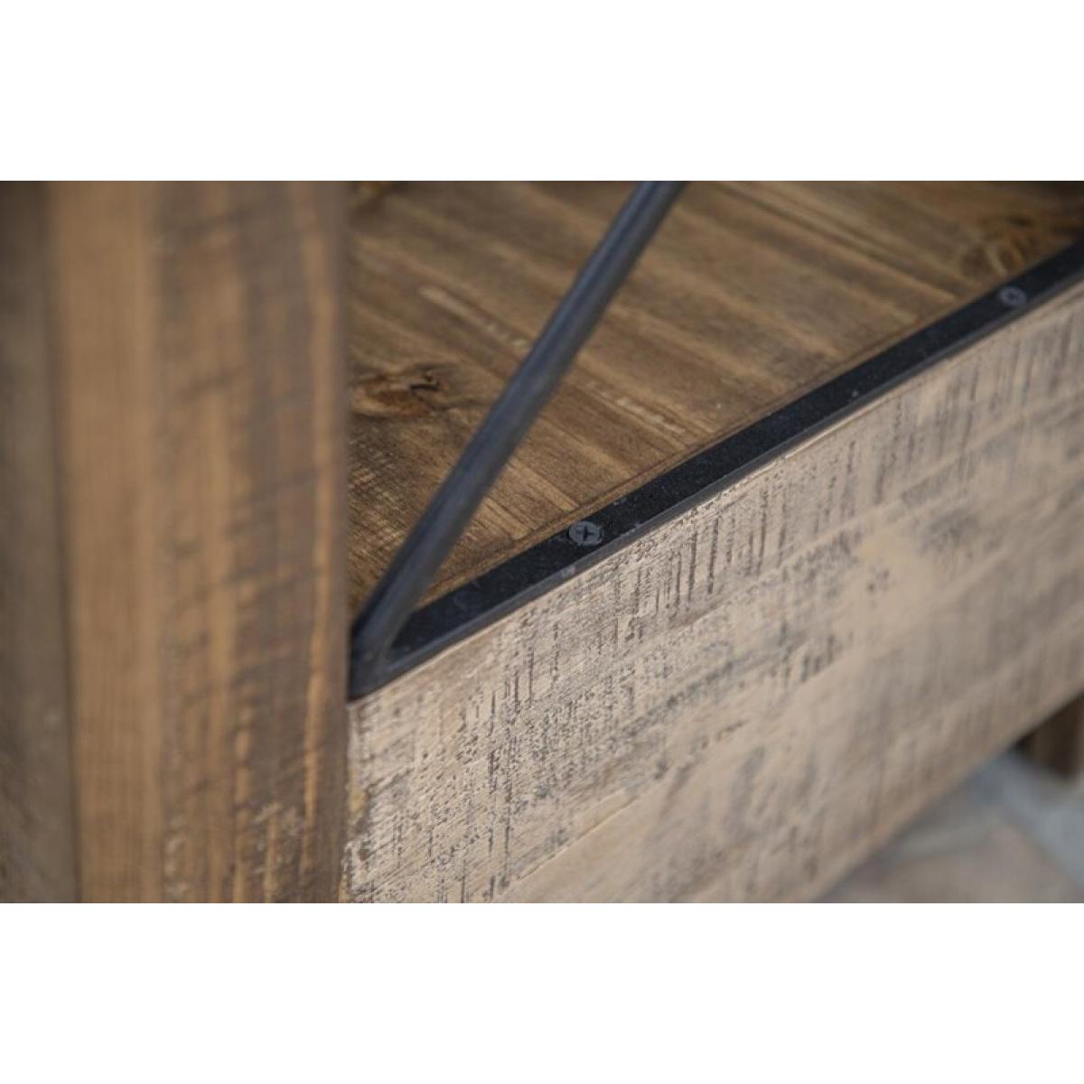 3 Shelves 1 Drawer Bookcase - Andaluz - Image 6