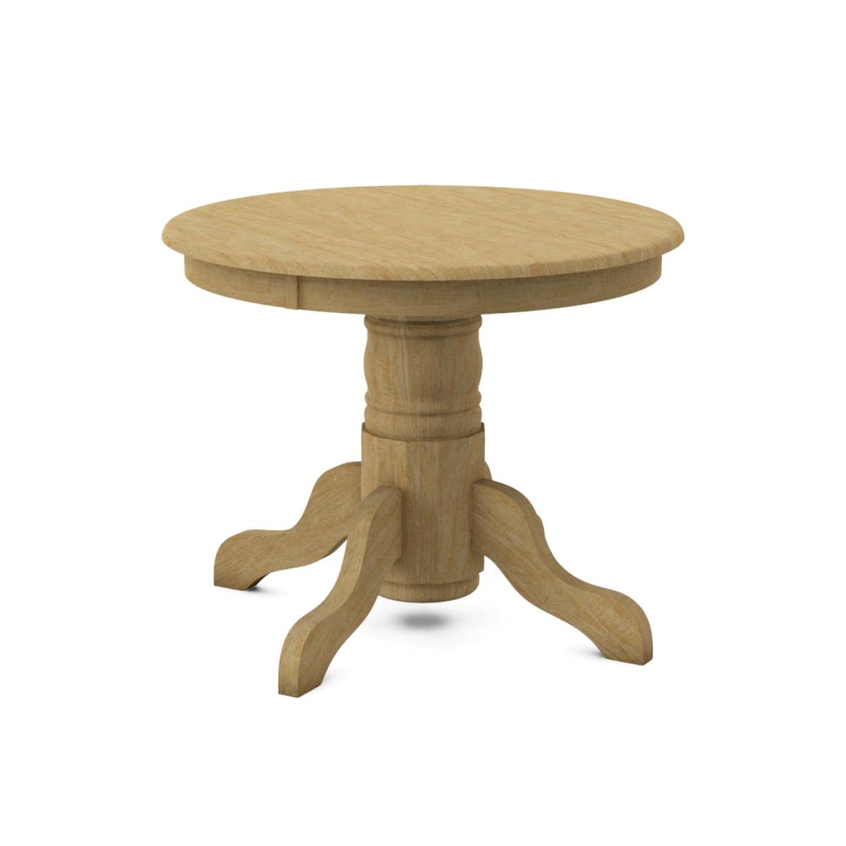 Build Your Own Pedestal Table w/ 30"H Turned Pedestal for Solid Tops - Image 14