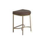 Wooden Frame & Metal Base, 24" Stool - Mezquite