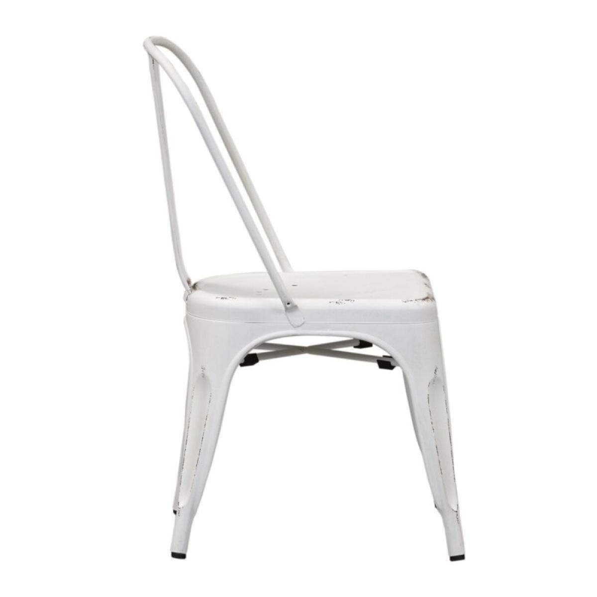 Bow Back Side Chair - Antique White - Image 5
