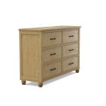 Vista Bedroom 6-Drawer Dresser - Image 35