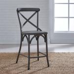 X Back Counter Chair - Grey