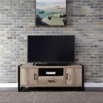 64 Inch TV Console w/ Faux Metal