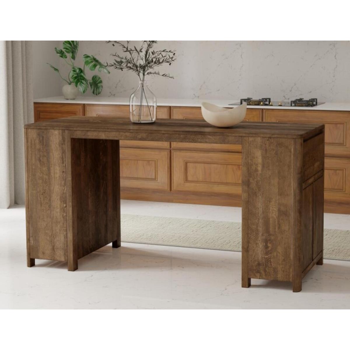 2 Drawer 4 Door Kitchen Island - Olimpia - Image 3