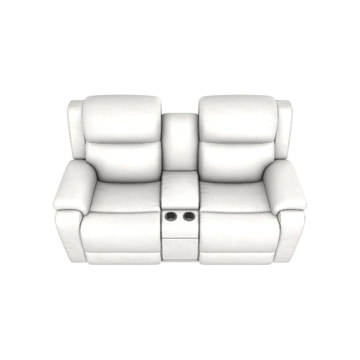 Dorian Power Reclining Loveseat W/ Headrest & Console - Image 3