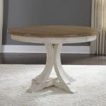 Farmhouse Reimagined Pedestal Table - Image 10