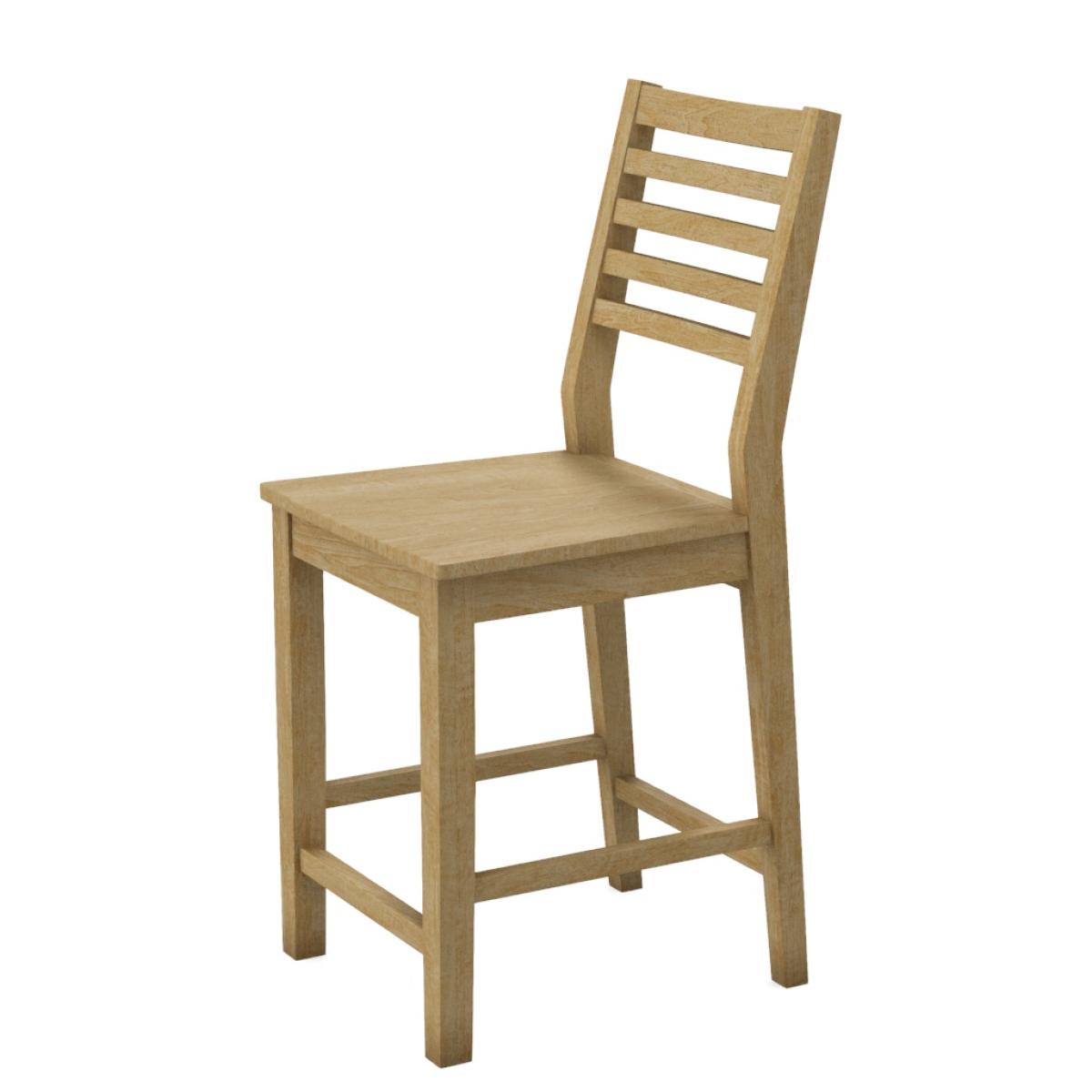 24" Aspen Ladder Back Counter Stool - Image 11