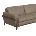 Loft Brown Wooden Frame & Base, Armchair - Image 5