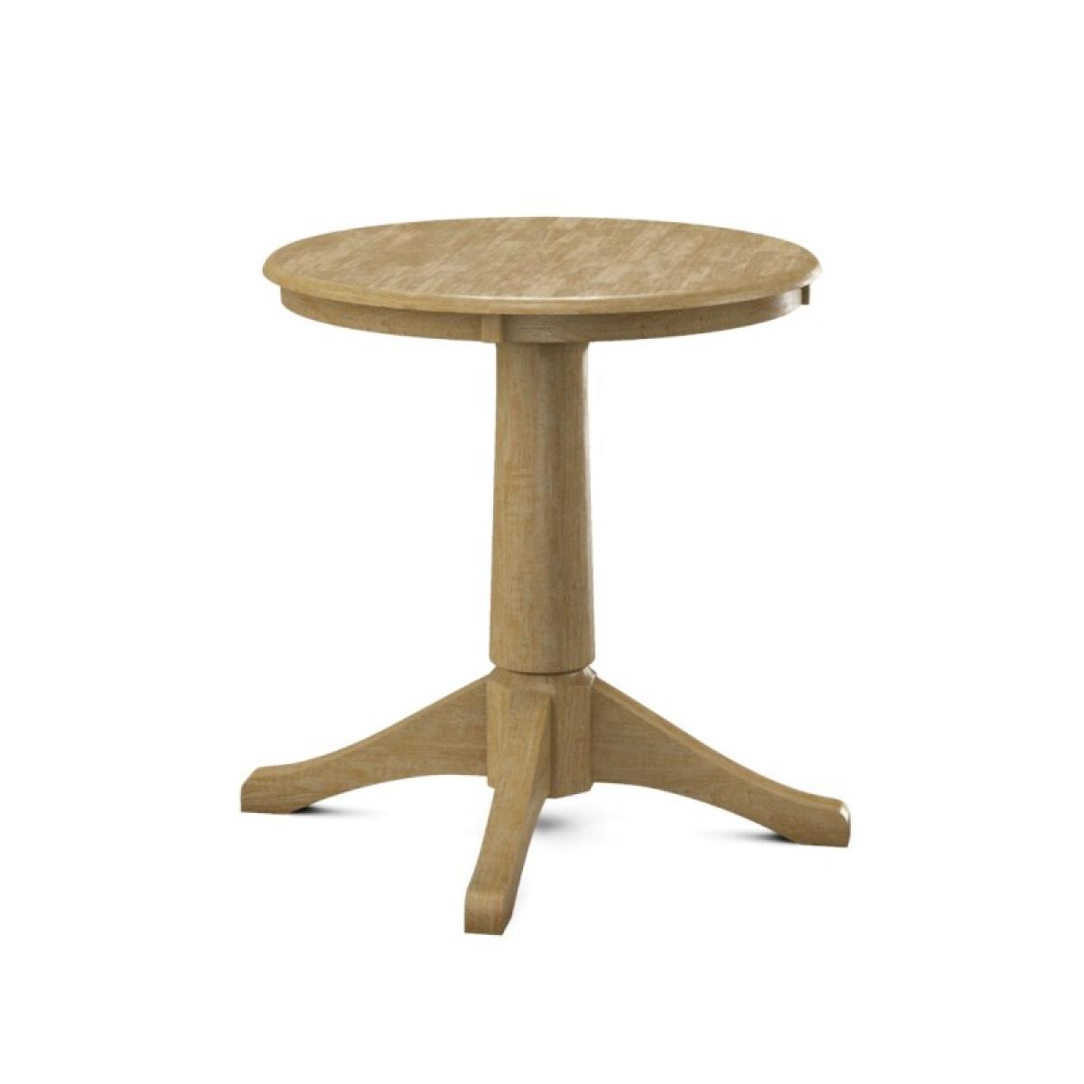 Build Your Own Pedestal Table w/30"H Small Transitional Pedestal - Image 24