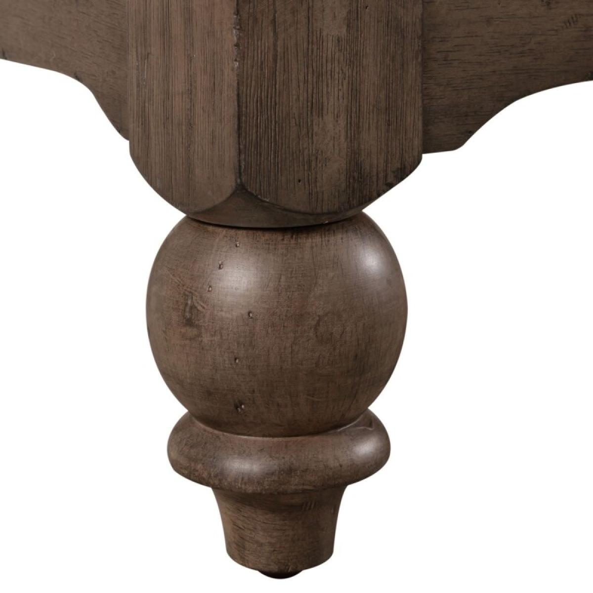 Americana Farmhouse 2 Drawer Night Stand w/ Charging Station - Image 13