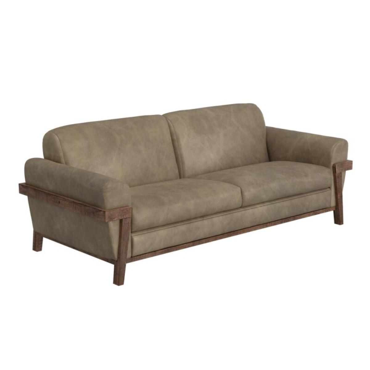 Loft Brown Wooden Frame & Base, Sofa - Image 2