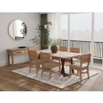 2 Drawer Sofa Table - Natural Parota - Image 4