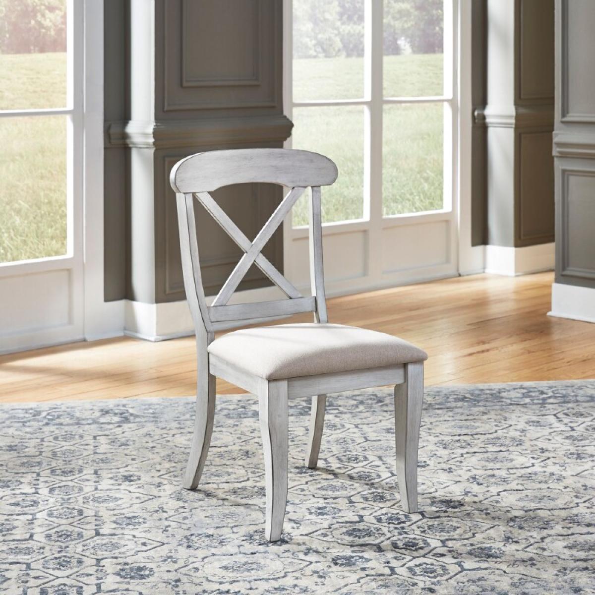 Ocean Isle Uph X Back Side Chair (RTA) - Image 2
